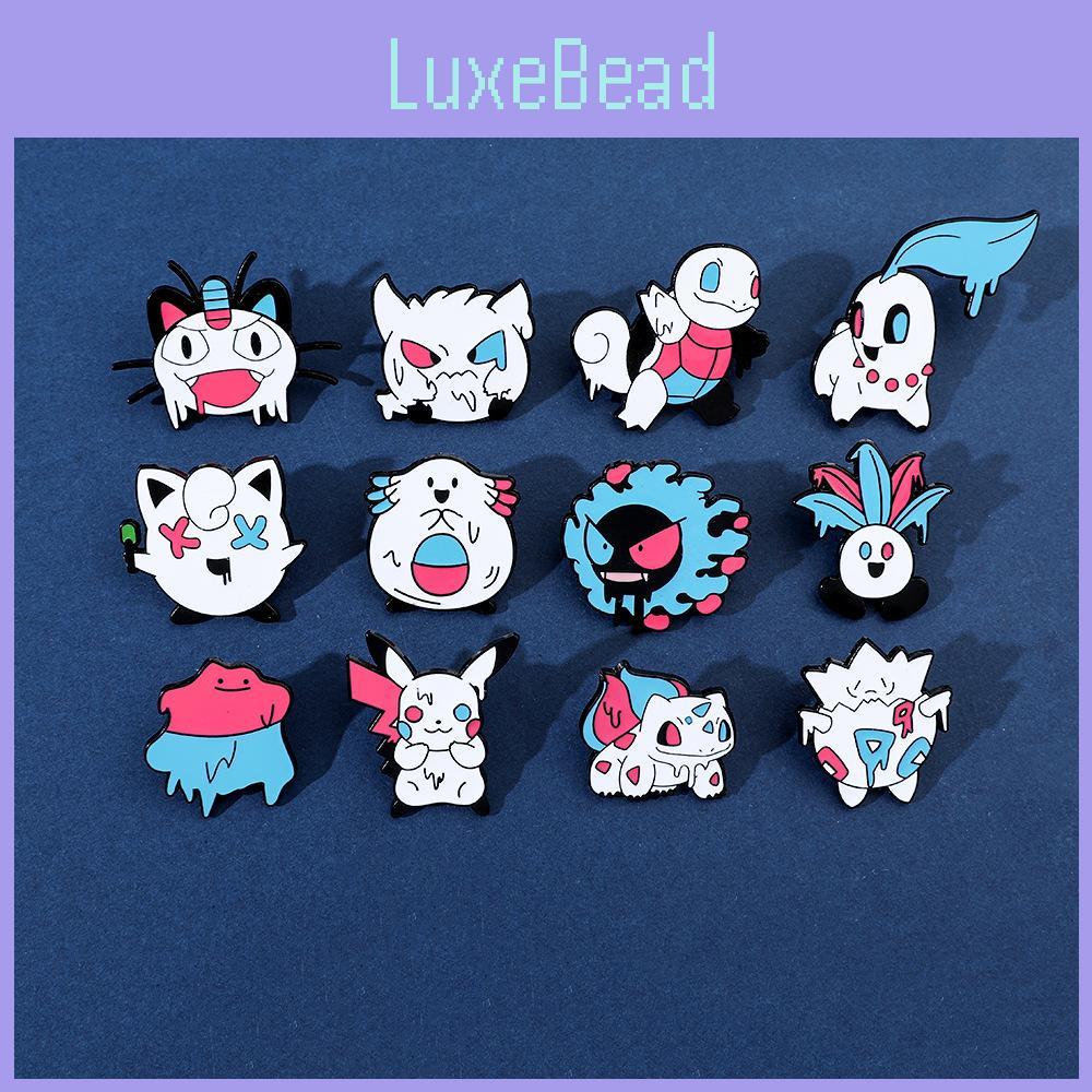 Cartoon Und Lustige Pokemon Brosche Für Halloween Dunkles Und Cooles Legierungsaccessoire