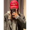 Baseball Cap With Embroidered Letters And Wide Brim For Summer Casual Wear