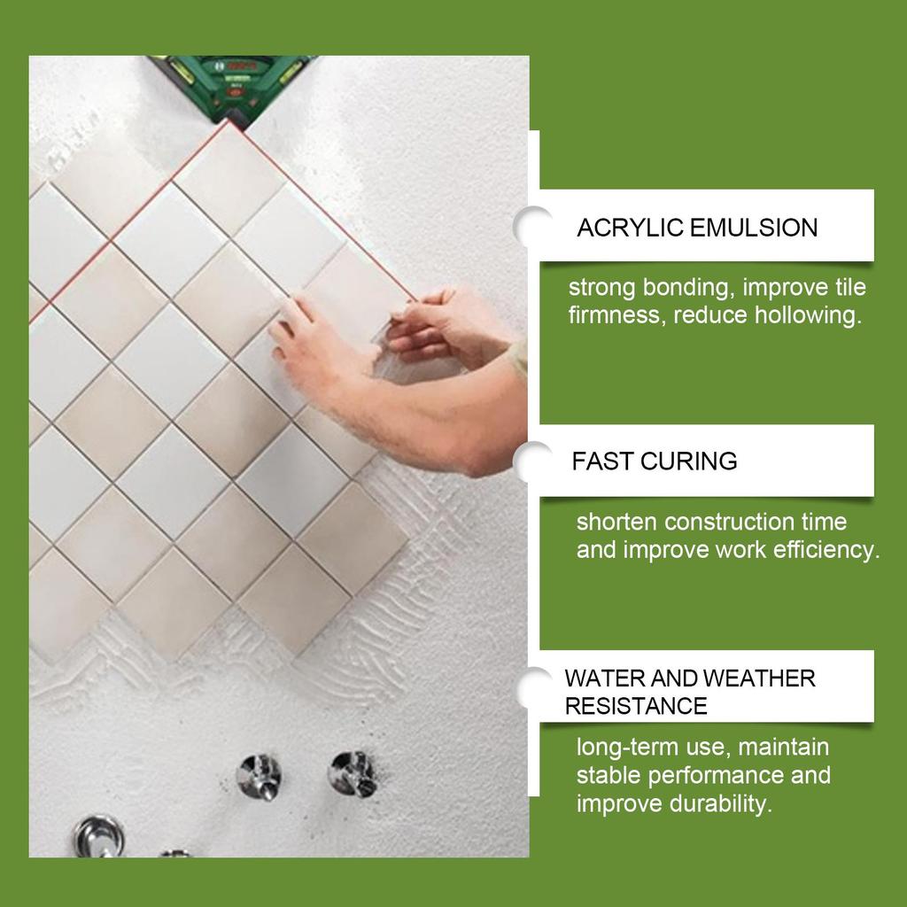 Tile Hollow Repair Agent - Waterproof Leak Sealer & Tile Adhesive Glue - Fix Loose & Hollow Tiles