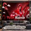 Wall Hanging Tapestry Custom NameCentral Cee Pattern Personalized Printed Fabric Wall Decor