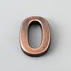1.9-Inch Bronze Digital Label Door Head Stereoscopic El Door Number Digital Practical Number Sign