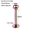 10Pcs/20Pcs/50Pcs G23 Titanium Labret Piercing Internal & External Design Lip Piercing Labret Stud Cartilage Helix Piercing