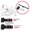 BSR2+BSR3 Sunroof Shade Curtain Left and Right Side Slider Sliding Clips for BMW 3 Series E46 1997-2003 Pre-Facelift 54138246027 54138246025