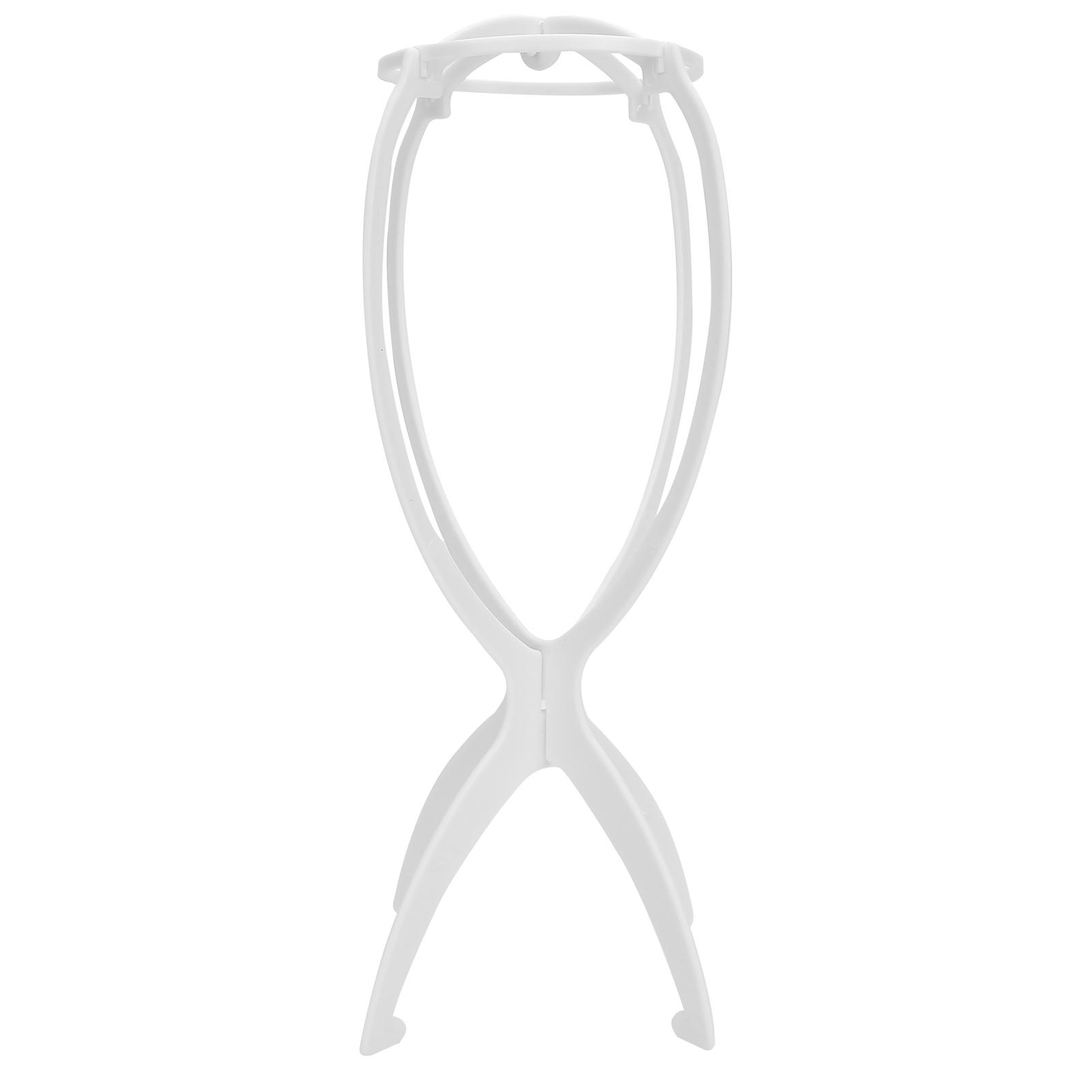 

3 шт. Подставка для парика Складная Портативная Подставка-держатель для парика Стойка для дома Парикмахерский салон Белая белый