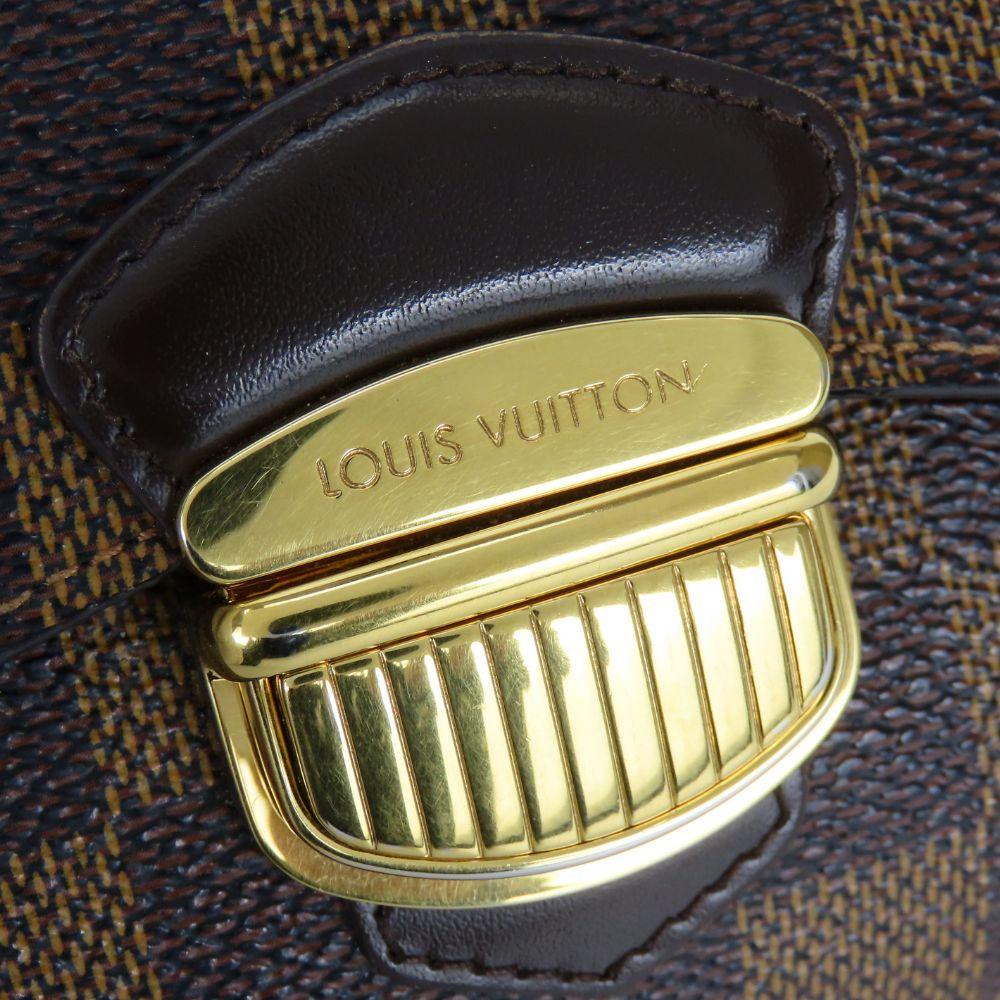 Used LOUIS VUITTON Tri-fold wallet Portefeuille Joy N60034 Damier Ebene Brown Classic