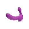 XR Brands - Triple Vibrating Silicone Strapless Dildo Royal