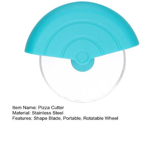 Praktický kráječ na pizzu Mini z nerezové oceli na řezání pizzy