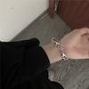 Minimalist Punk Choker Necklace & Bracelet Edgy Streetwear Hip Hop Jewelry for Women Men Gothic Chain Collarbone Gift