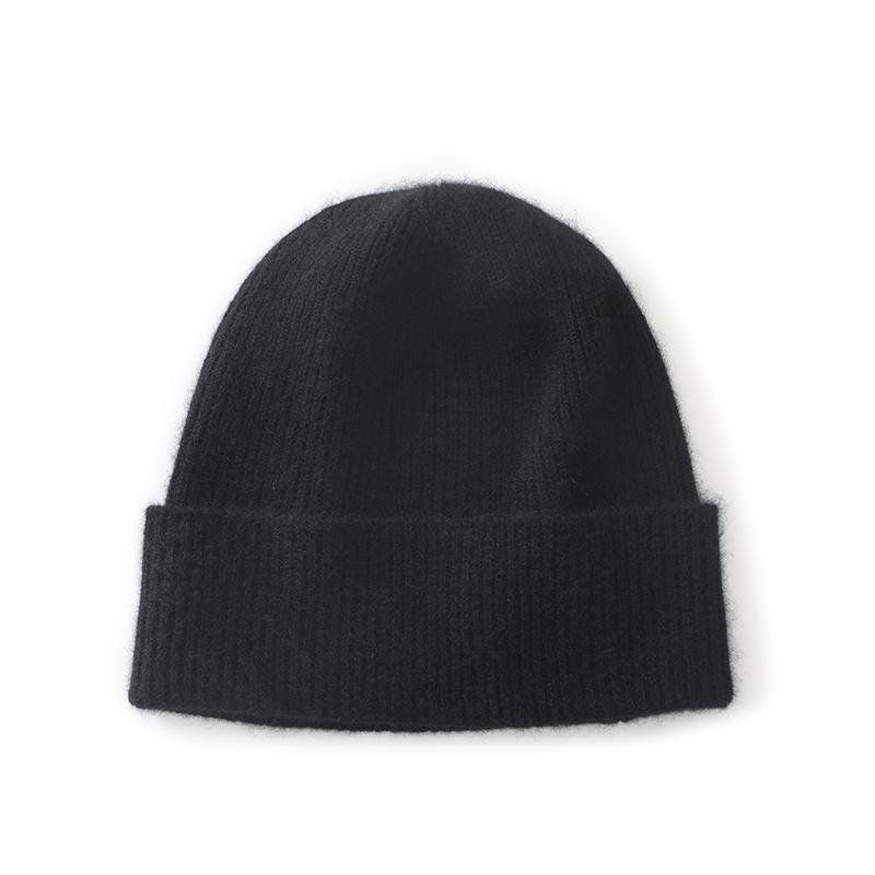 

Soft and Glutinous Cashmere Hat New Autumn and Winter Women s Fashionable and Casual Ear Protecting Pile Hat Fashionable Knitted Hat One size