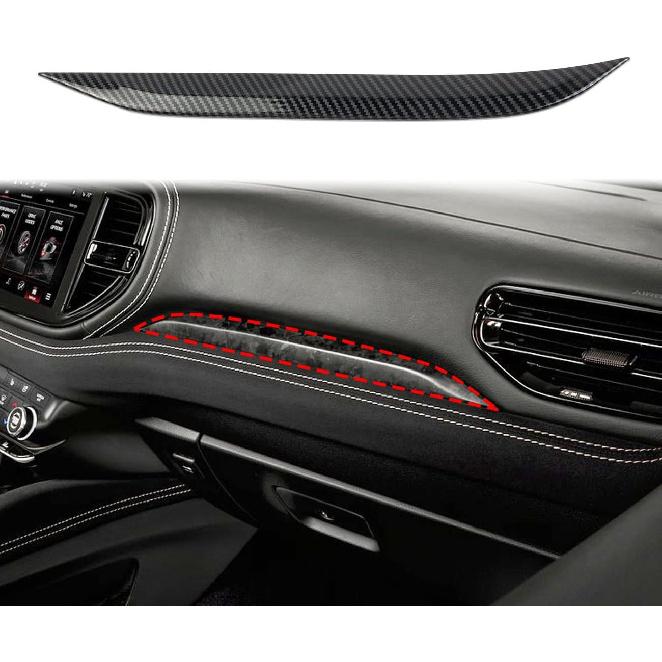 Crosselec Carbon Fiber Dashboard Panel Strip Cover Trim for Dodge Durango 2021+