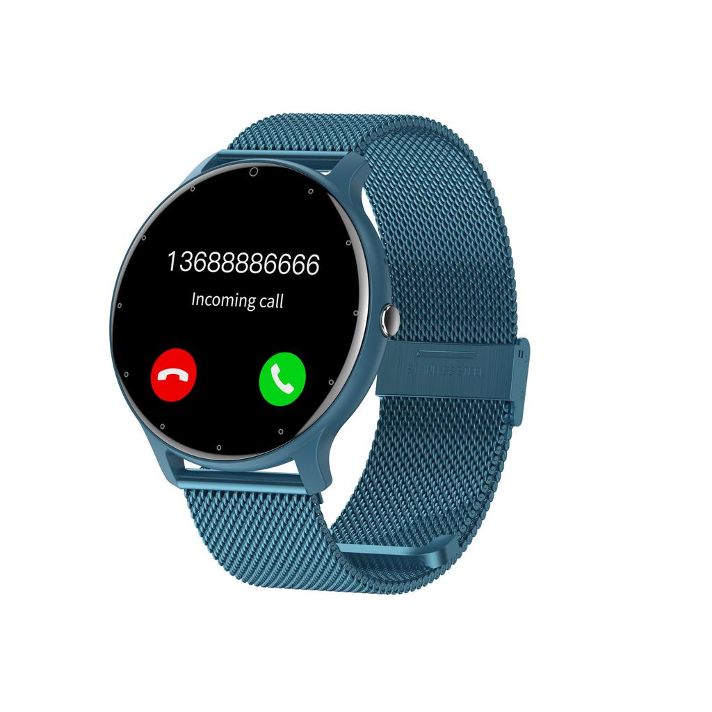 C14PRO Smart Watch Bluetooth Calling Heart Rate Blood Pressure Weather Music Sports Voice Assistant Metal Strap