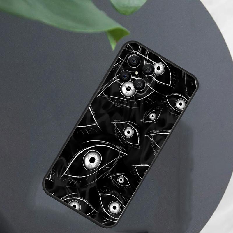Scary Face Eyes For Honor Magic 8 7 6 Pro Case For Honor Win RT X9d X9c X9b X9a X8c X8b 50 70 90 200 400 Lite