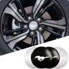 4Pcs Car Wheel Hub Center Cap Sticker Metal Emblem Stickers For Mustang GT350 SHELBY GT500 Accessories