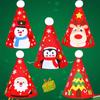 Material Pack Merry Christmas Hat Christmas Cartoon Pointed Hat  Children/Adult