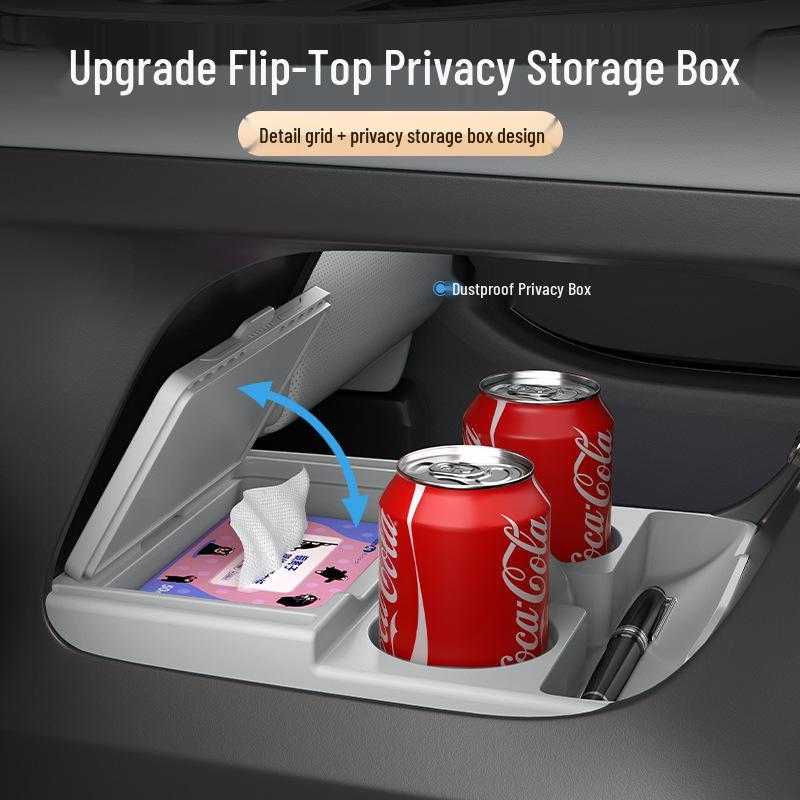 XPeng G7 Center Console Silicone Storage Box for Glasses and Accessories - Fits 25 Models