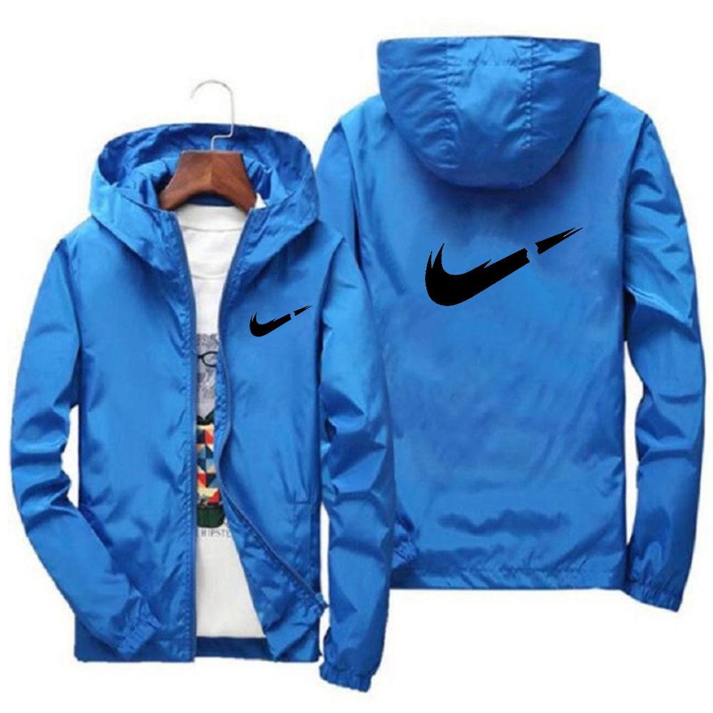 Fashionable loose cardigan with zipper jacket, trendy brand casual and versatile hooded jacket, windproof and rainproof jacket