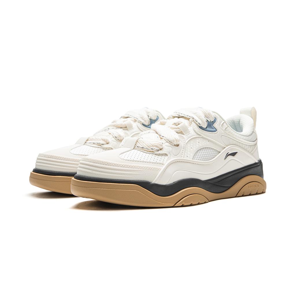 Li Ning Journey 2.0 Thick Sole Cushioning Bread Shoes Men Sneakers Off-White AGCV327-1