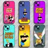 Funny Anime J-johnny Bravo Phone Case Phone Case Soft Packaging Lightweight For iPhone17 16 15 14 13ProMax
