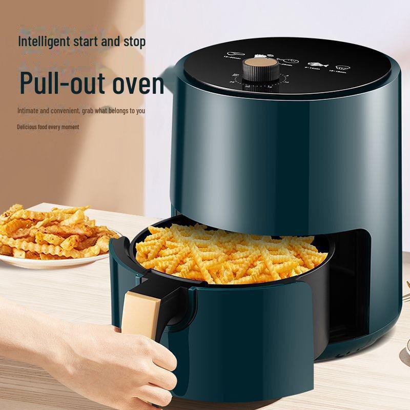 Camel 4L Household Smokeless Air Fryer - Mechanical Electric Fryer for French Fries, Ideal Gift.