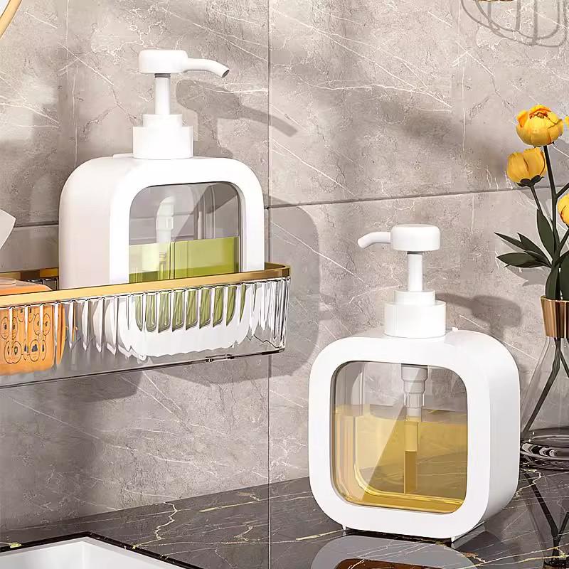 Large Capacity Travel Dispenser Bottles: Shampoo, Lotion, Shower Gel, Press-Type, Empty, Plastic