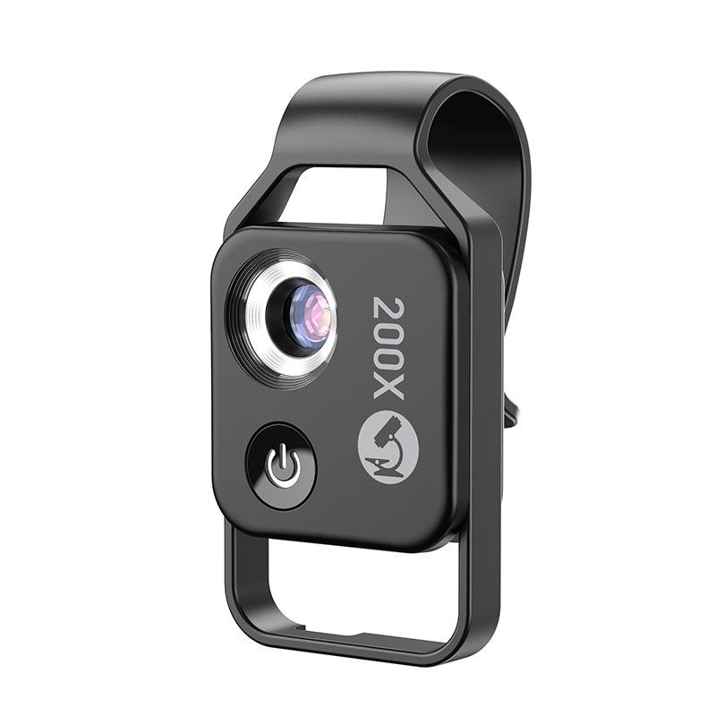 High-Definition 200x Portable Microscope for Mobile Phones with CPL for Children's Science Education & Biological Experiments