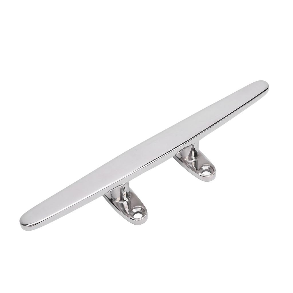 10in Dock Cleat 316 Stainless Steel Polished Heavy Duty Deck Rope Cleat for Boat Yacht Marine