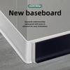 1PC 3meters/118.11inch PVC Skirting Line Border Self-adhesive Household Decoration Sticker Background Baseboard Wall
