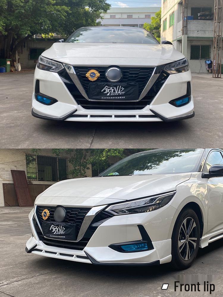 Front & Rear Lips, Side Skirts, Rear Spoiler for 14th Gen Sylphy (2020-2022 Models)