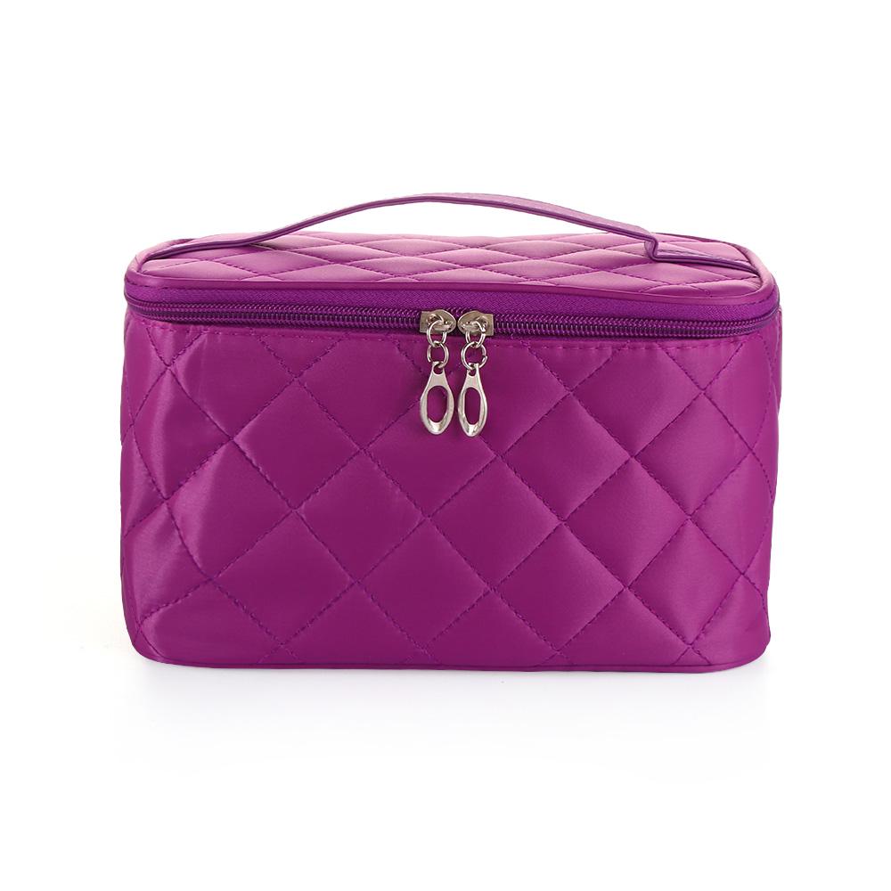 Travel Quilted Cosmetic Bag Multifunctional Large Capacity Waterproof Handbag Cosmetic Cases Women
