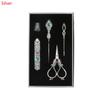 5PCS/Set European Style Tailor Vintage Sewing Scissors Kit With Thimble Embroidery DIY Craft Supplies With Needles Scissors