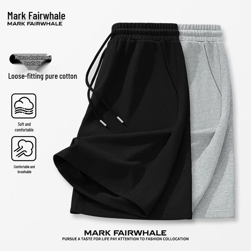 Mark Fairwhale Men's Cotton Casual Sports Shorts