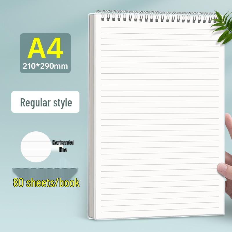Dual Spiral Notebook - Thick B5, A5 Planner with Lined, Grid, and Blank Pages (English)