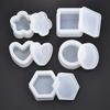 Storage Box Silicone Mold Circular Square DIY Handmade Candle Cup Plaster Resin Mould Concrete Storage Box Home Decor Casting