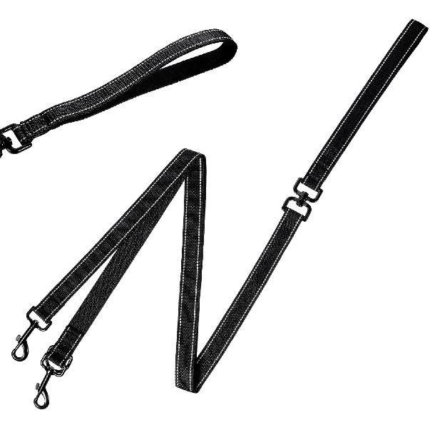 Two Point Control Dog Leash, Double Dog Leash, Training Leash, Multifunctional Double-Ended Dog Leash, Works with No Pull Harnesses, Ideal for
