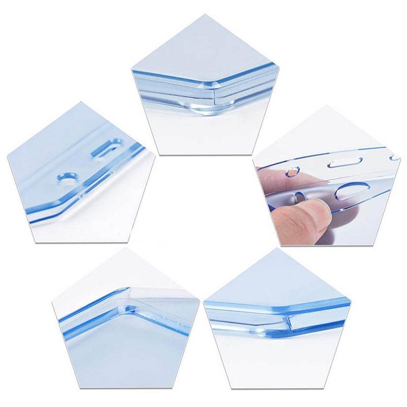 Heavy Duty Id Card Badge Holder, Hard Plastic Vertical Silicone Soft Clear Pvc Card Holder Name Tag Holder 57X102Mm