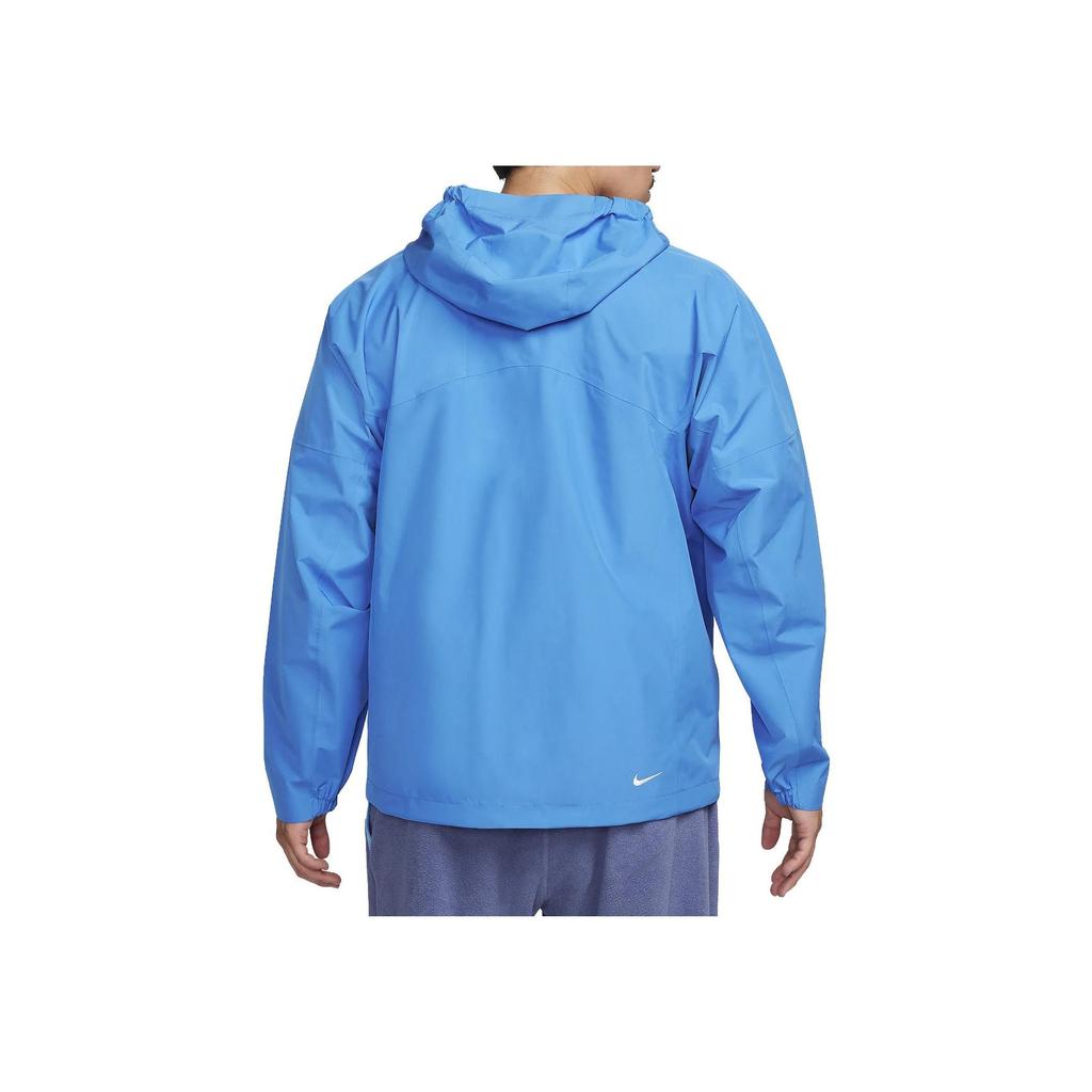 Nike ACG Storm-FIT Cascade Rains Solid Zip Hooded Jacket Men Outerwear Blue DV9416-435