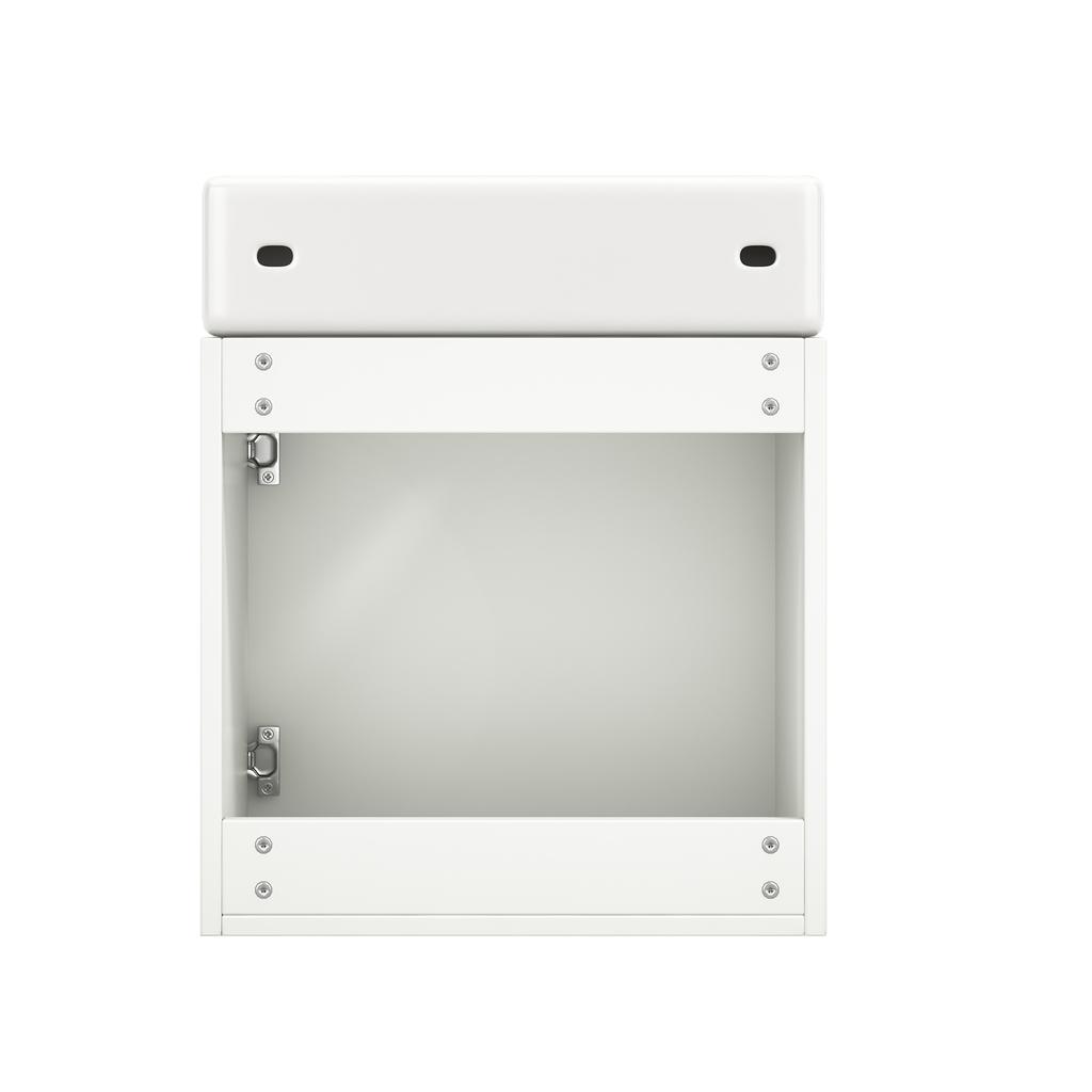 Bathroom Furniture Washbasin with Vanity Unit 46 cm, Vanity Unit, Wall-Mounted Vanity Unit, Small Guest Bathroom Furniture