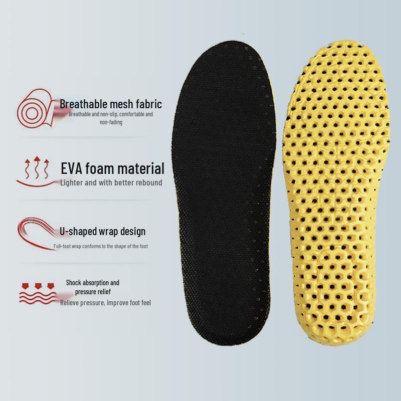 Breathable EVA Foam Honeycomb Insole with Elasticity and Comfort