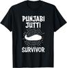 Punjabi Jutti Survivor Desi Sikh Funny Indian Gift Novelty T-Shirt