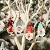 12pcs Christmas Gnome Wooden Pendant Christmas Decorations For Home 2025 Cristmas Ornament Xmas Gift Navidad Happy New Year 2025