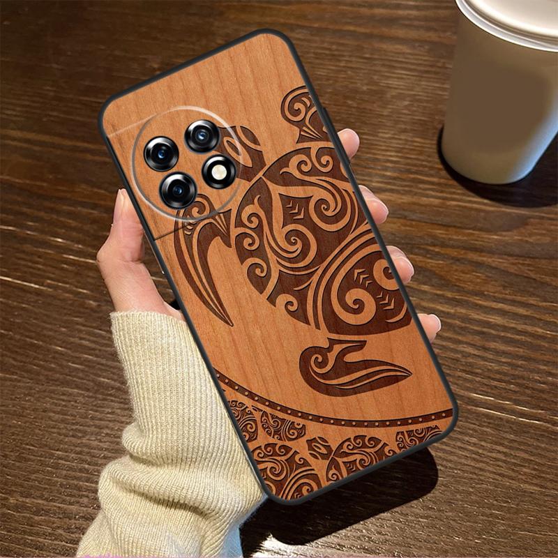 Turtle Elephant Dragon Wood For OnePlus Nord CE 5 2 3 4 Lite N20 N30 Case For OnePlus 13 12 11 9 13s 8T 10T 10R 12R 13R