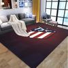 Football Club Pattern Rug, Indoor/Outdoor Mat, for Picnic, Gameroom, Bedroom, Office, Living Room, Home Decor Carpet, Birthday Gift