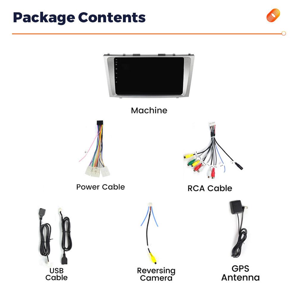 Navifly 2 Din Android auto radio multimedia player video pentru Toyota Camry 7 XV 40 50 2006-2011 unitate principală de navigație GPS Carplay
