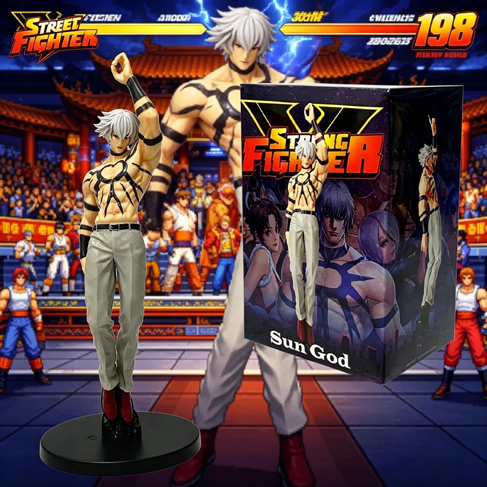The King of Fighters 97 Orochi Kyo Kusanagi Iori Yagami Action Figure 26cm PVC Collection Model Toy