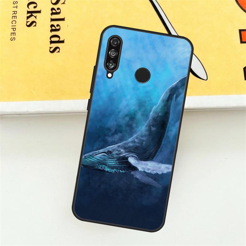 

Чехол с рисунком Кит Рыба Волна Море для Huawei P30 P20 P40 Lite Nova 11 Pro 9 10 SE 5T 3i 7i 11i Y60 Y70 Y90 Y61 Y91 P Smart Z