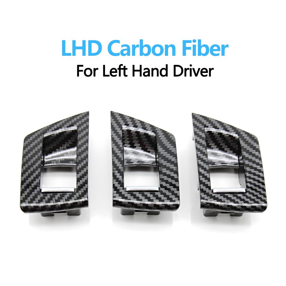 3pcs Set LHD RHD Interior Door Window Lift Adjust Switch Button Cover Trim For BMW 5 Series F10 F11 F18 520i 523i 525i 528i 535i