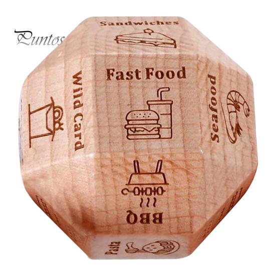 

Деревянные игральные кости для принятия решений о еде, портативные игральные кости для принятия решений о еде, инструмент для принятия решений о свидании, ужине, подарок для пар, годовщины, мужчин, женщин 1pc