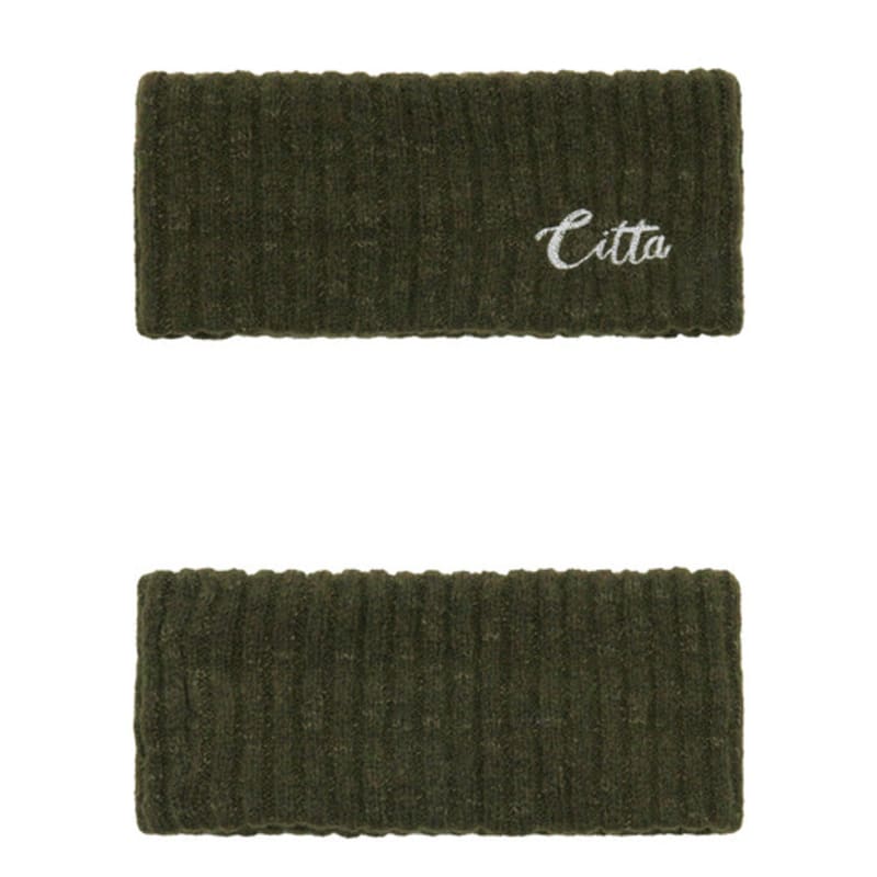 CITTA Signature Logo Knit Hair Band_CTA929(Khaki)