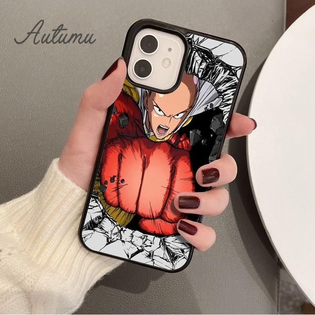 ONE PUNCH MAN Phone Case for iPhone 11 12 13 14 Pro Max mini X XR XS SE 2020 5 6S 7 8 Plus Samsung Galaxy S21 S22 Cover shell
