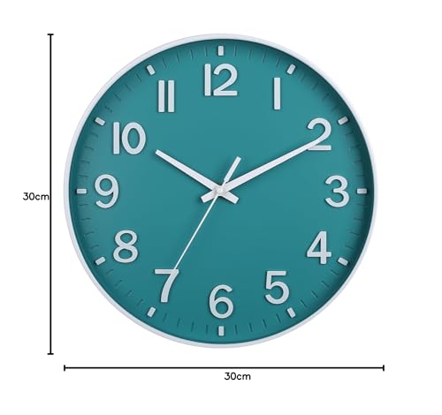 Scandinavian Silent Wall Clock Beige